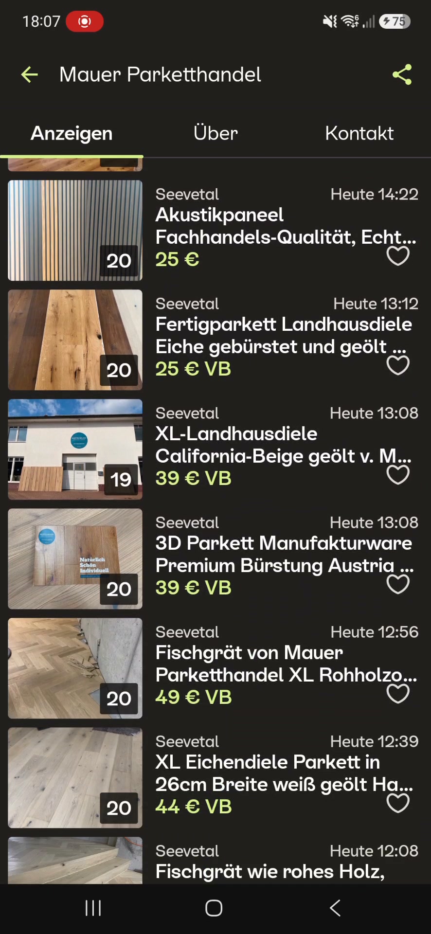 Mauer Parketthandel
